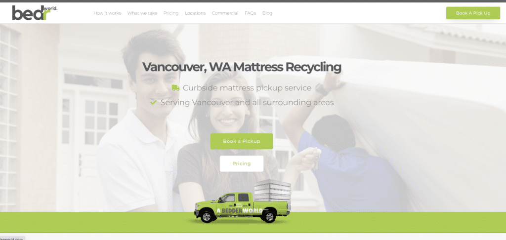 vancouver-wa-mattress-recycling-service