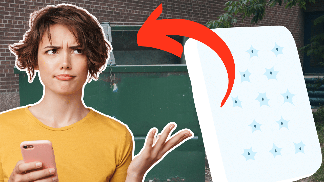 Can I Get Rid Of A Mattress By Throwing It In The Dumpster?